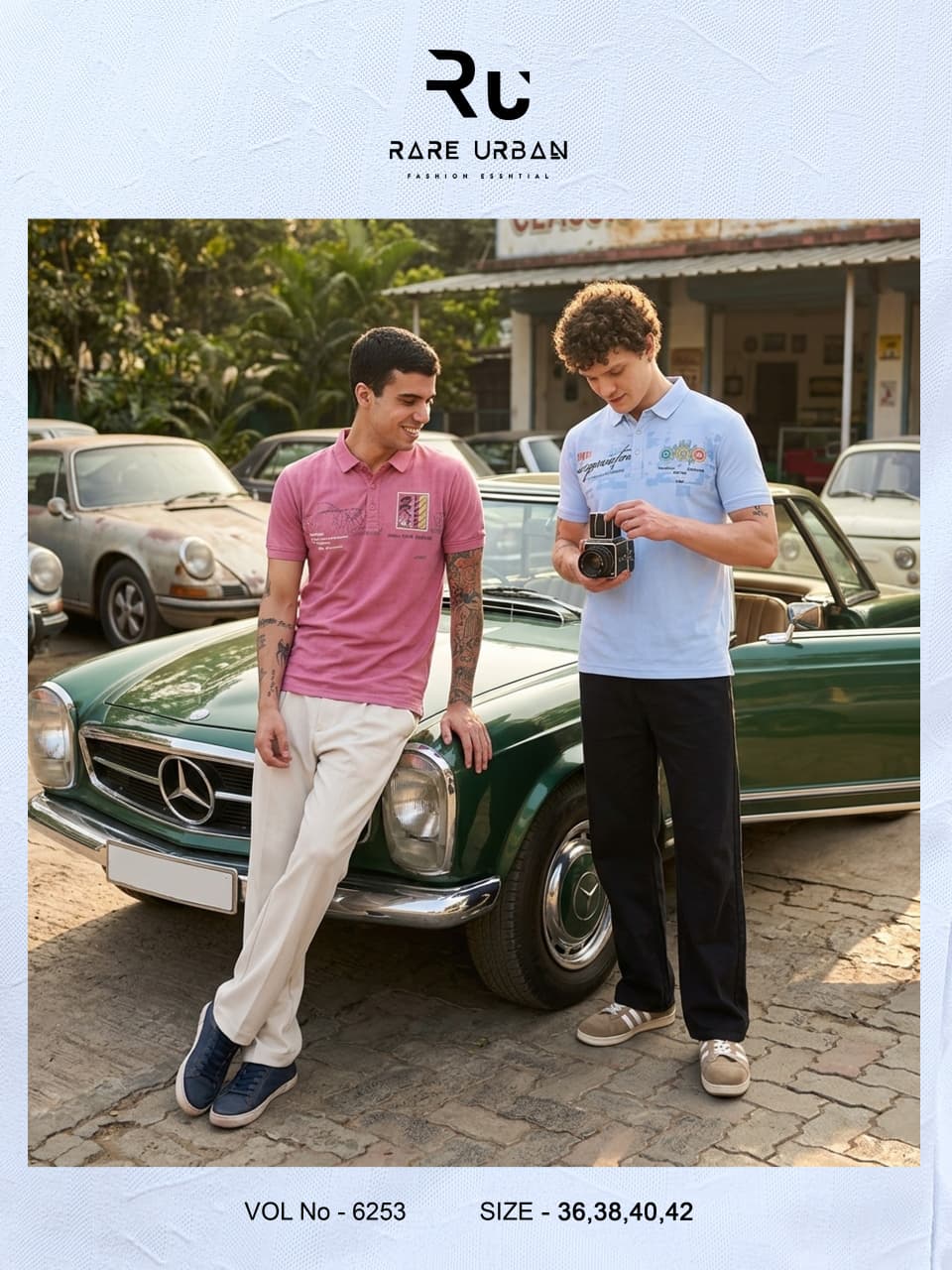 Vol 6253 Rare Urban Jacquard Knit Mens Tshirts Wholesale Rate