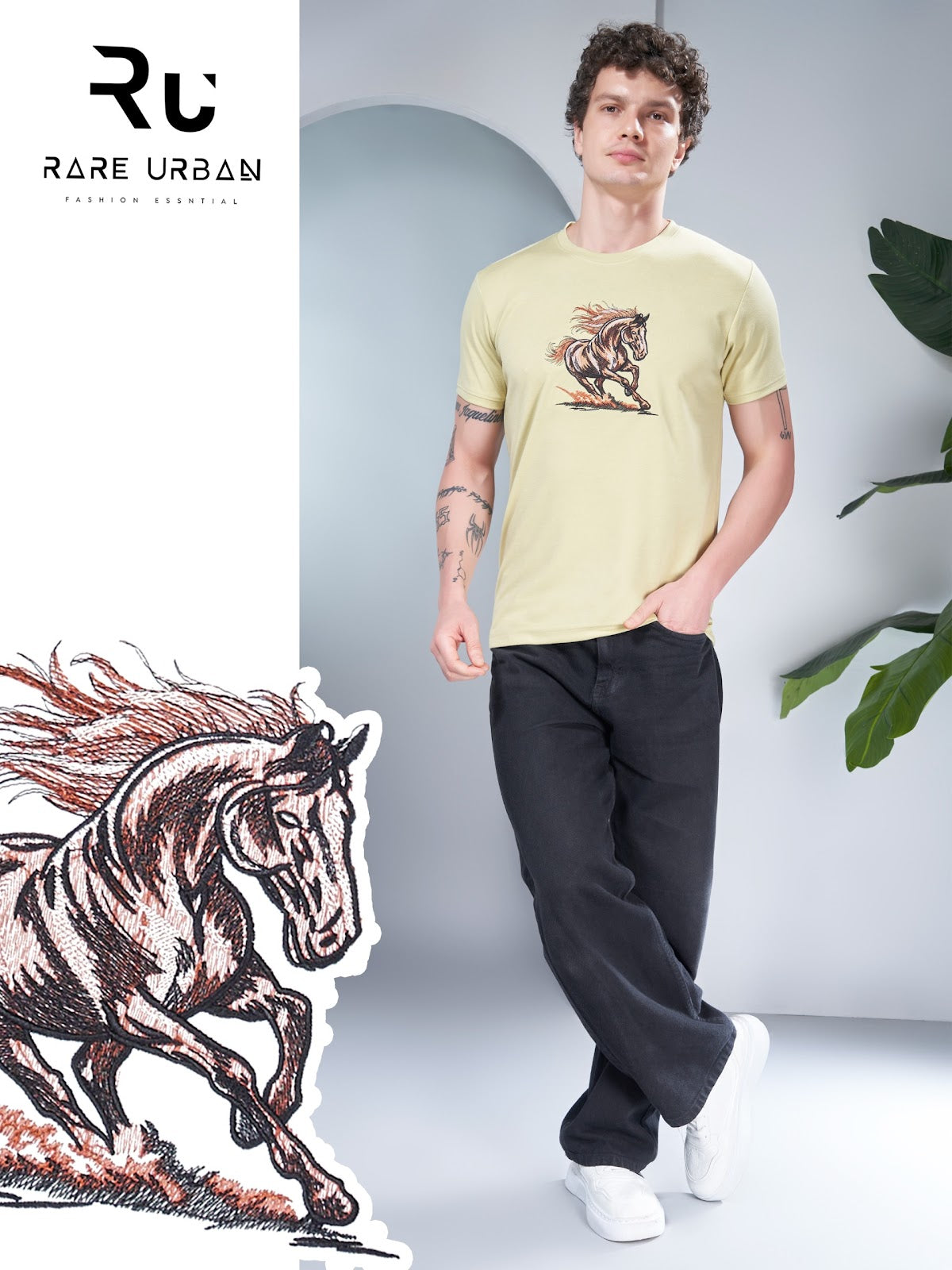 Vol 6271 Rare Urban Canvas Mens Tshirts Supplier Ahmedabad