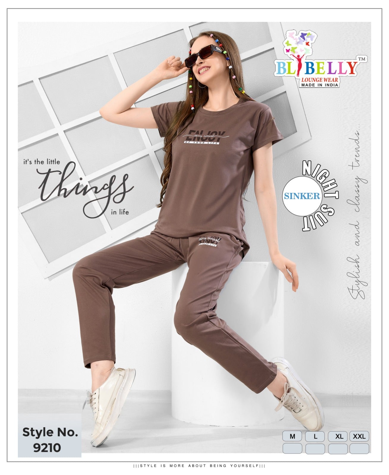 Vol 660 Belly Sinker Pyjama Night Suits Supplier