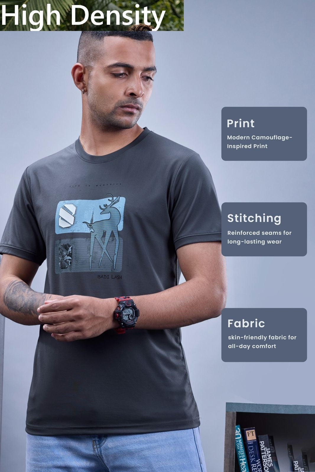 Vol 6654 To 6661 High Density Tencil Lycra Mens Tshirts Supplier Ahmedabad