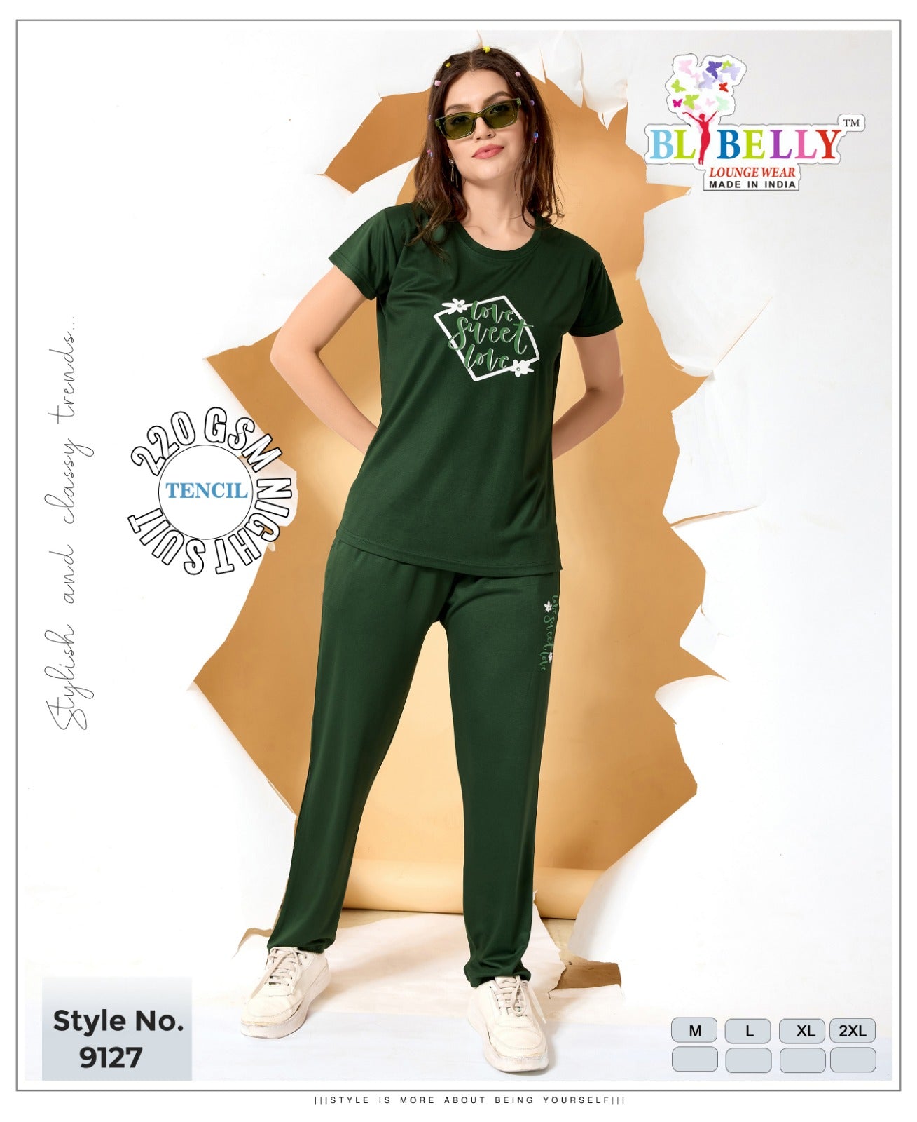 Vol 670 Belly Tencil Pyjama Night Suits Manufacturer Gujarat
