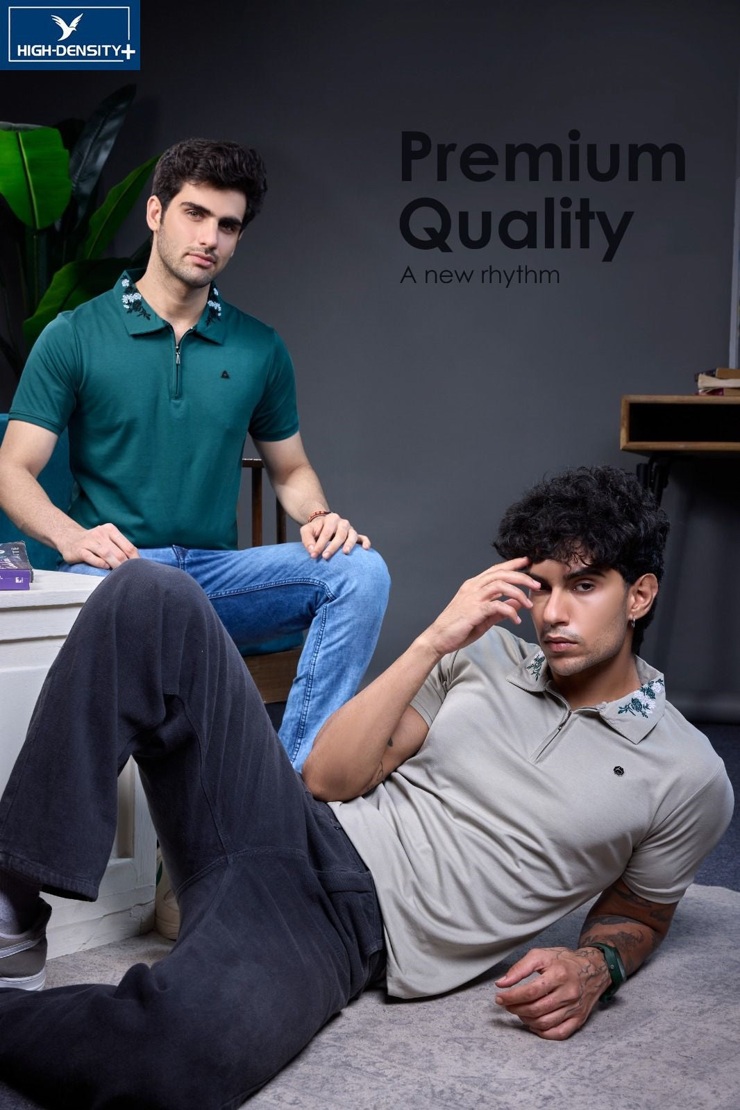Vol 7387 To 7394 High Density Canvas Interlock Mens Tshirts Wholesaler India