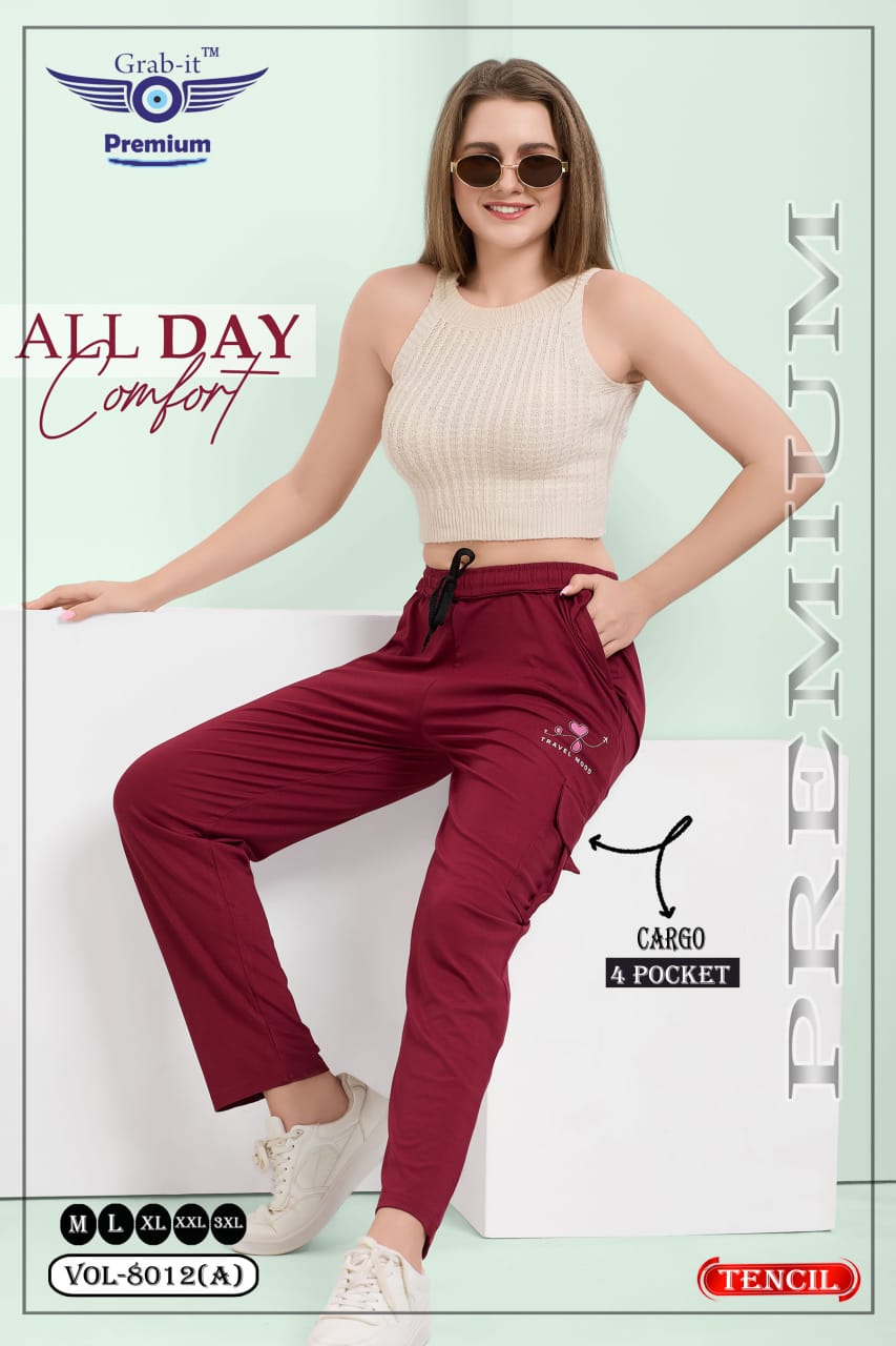 Vol 8012 A Grab It Tencil Women Cargo Pants Supplier Ahmedabad