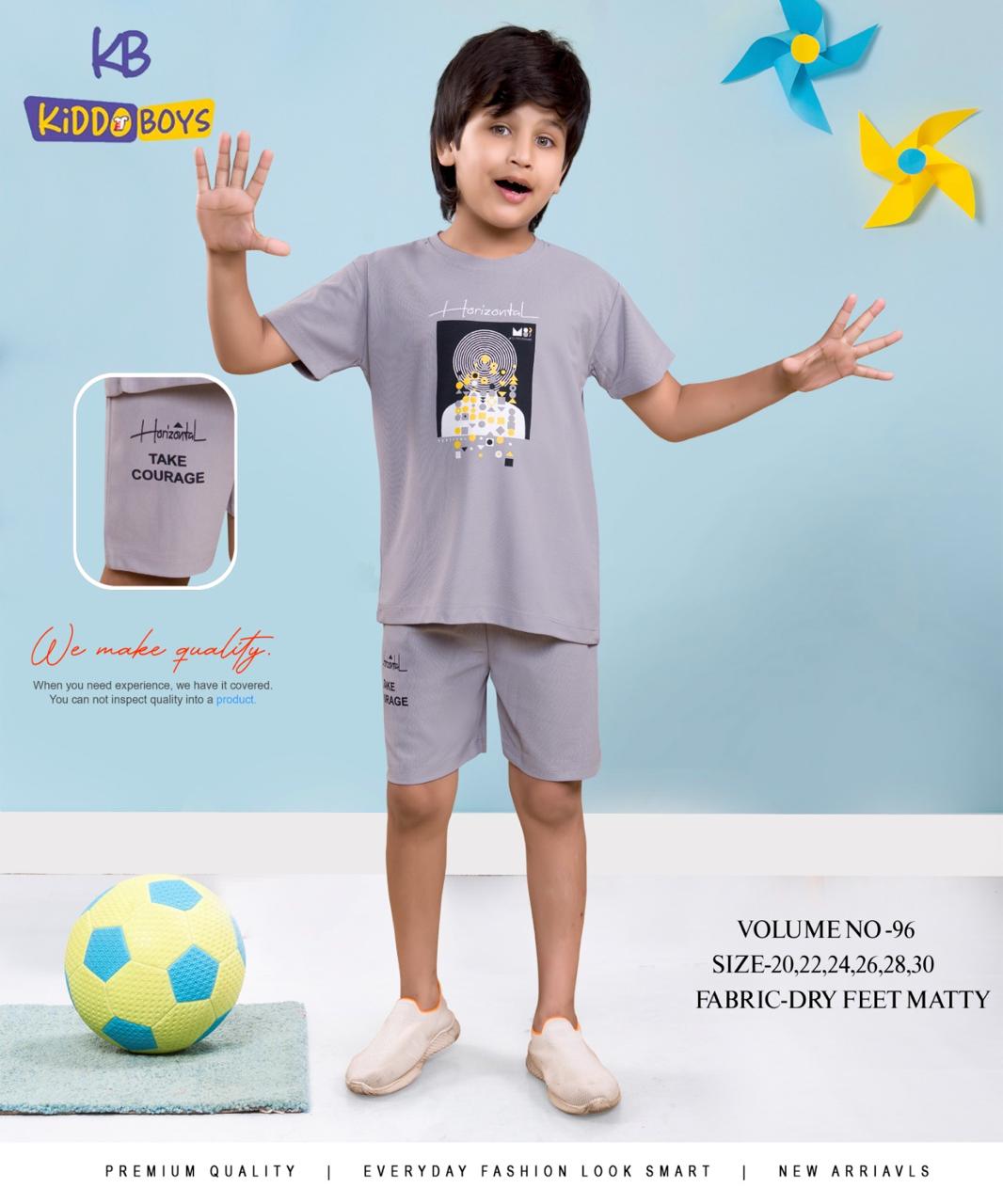 Vol 96 Kiddo Dry Fit Boys Shorts Set Exporter Gujarat