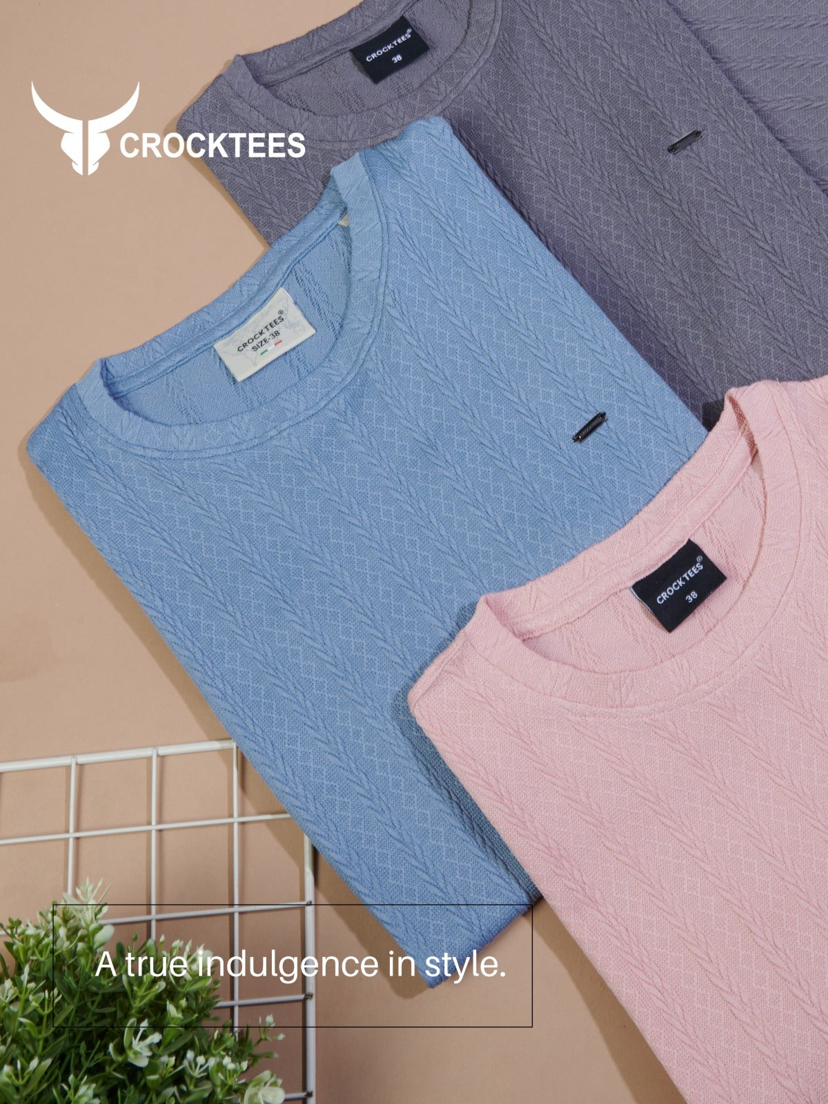 Vol No 116 Crocktees Jacquard Mens Tshirts Wholesaler Gujarat