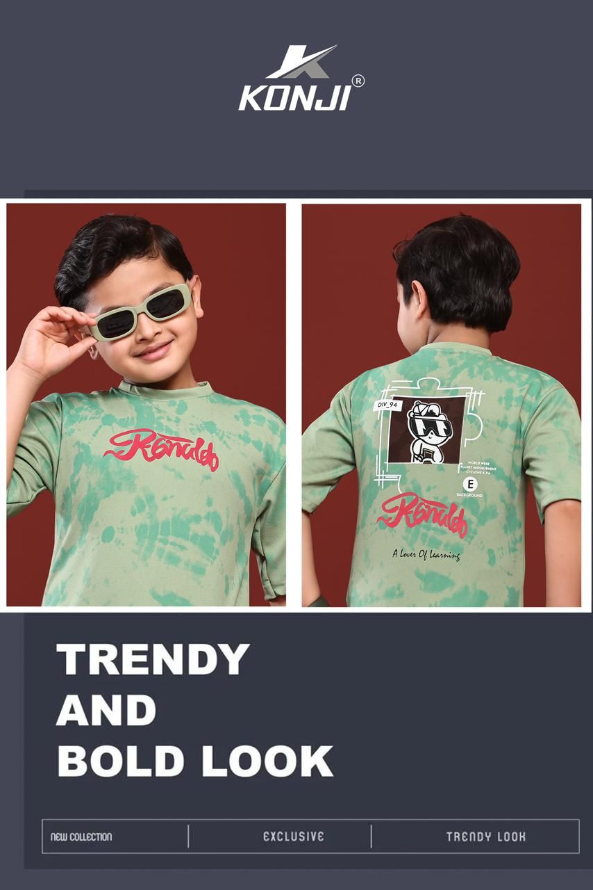 Vol No 489 Konji Boys Tshirt Manufacturer India