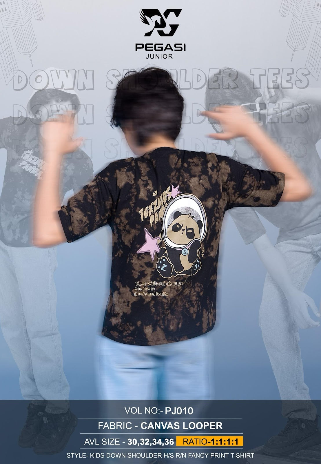 Vol Pj010 Pegasi Canvas Looper Boys Tshirt Exporter