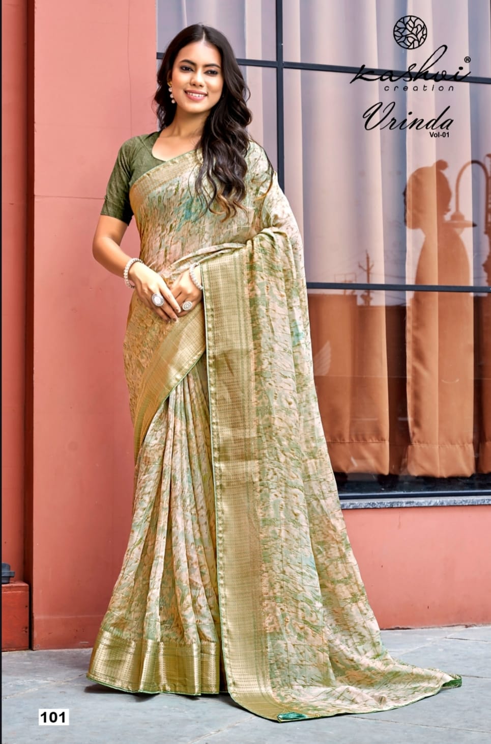 Vrinda Kashvi Creation Sarees Manufacturer Gujarat