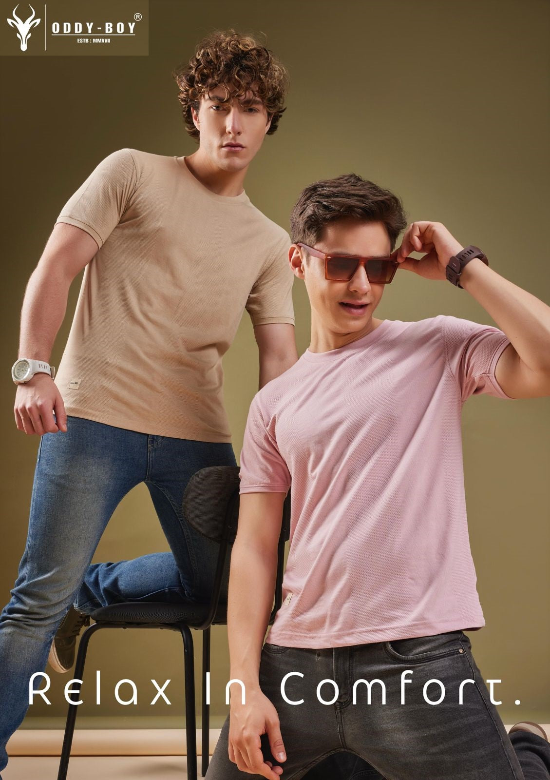 Vs 19-21 Vol 585 Oddy Boy Jacquard Knit Mens Tshirts Manufacturer Ahmedabad