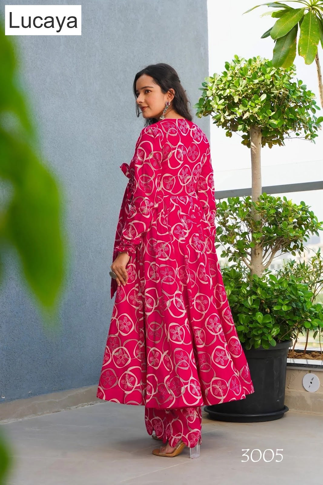 Vyoma Vol 3 Lucaya Rayon Kurti Bottom Set Exporter Ahmedabad