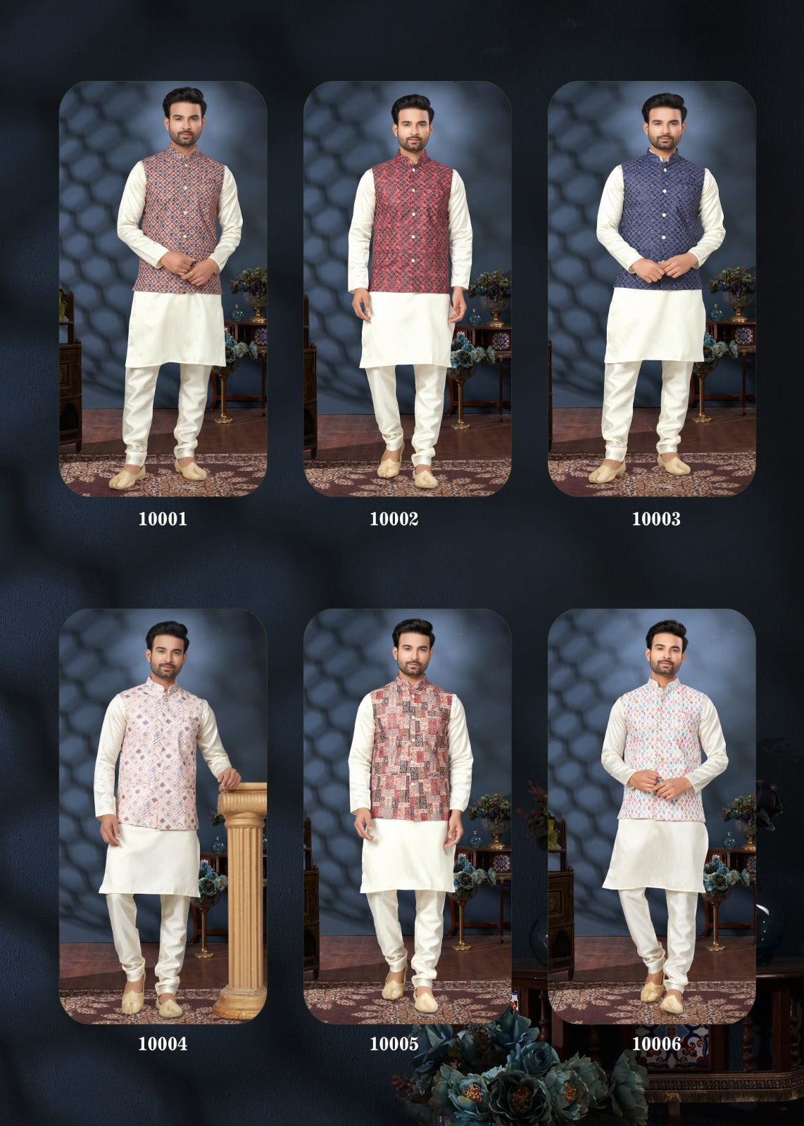 Wedding Collection Vol 10 Outluk Silk Mens Kurta Pajama