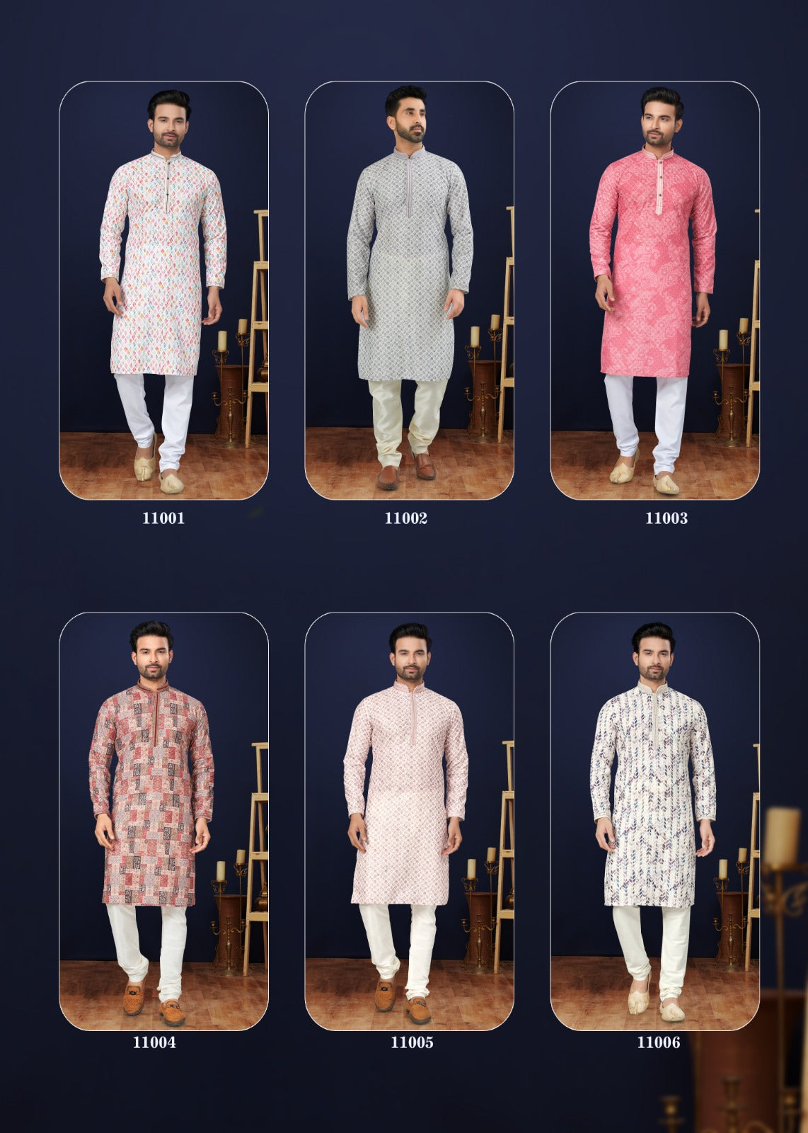 Wedding Collection Vol 11 Outluk Heavy Cotton Mens Kurta Pajama