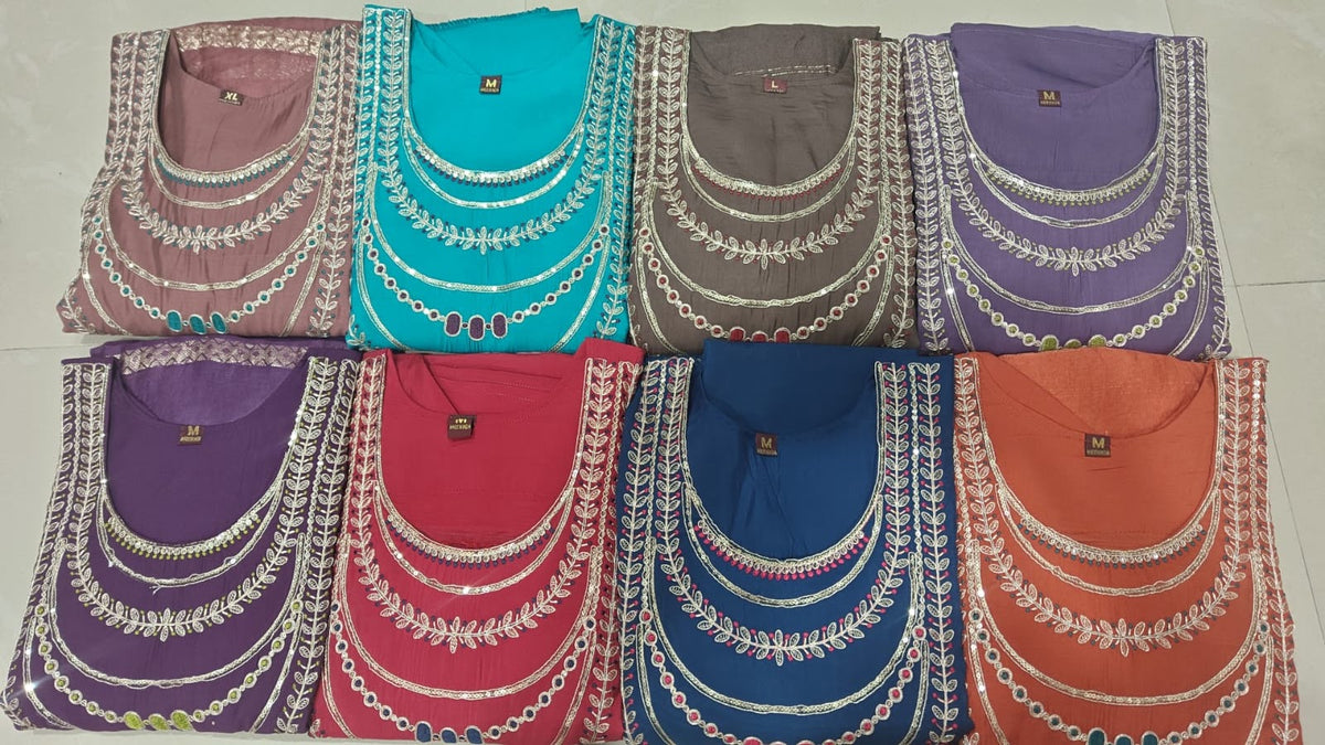 Kasam Vol 1 Kc Roman Silk Readymade Pant Style Suits Wholesale Price