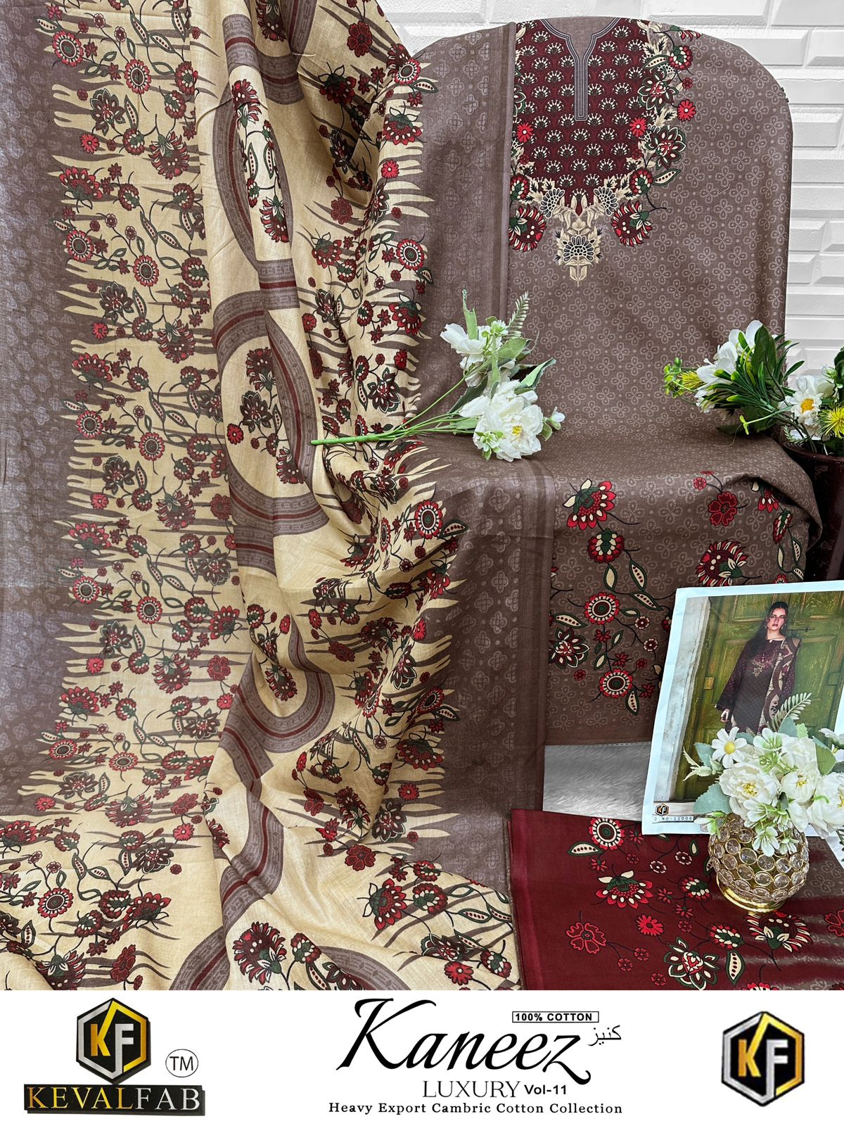 Kaneez Vol 11 Keval Fab Cotton Open pic Karachi Salwar Suits Exporter