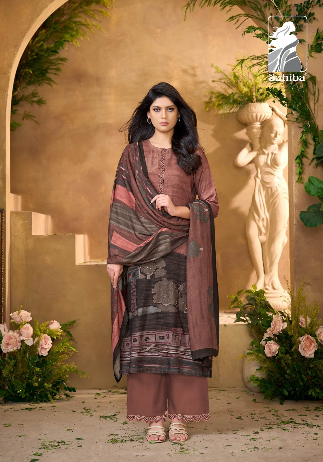 Winter Vibes Sahiba Karachi Pashmina Salwar Suits Exporter
