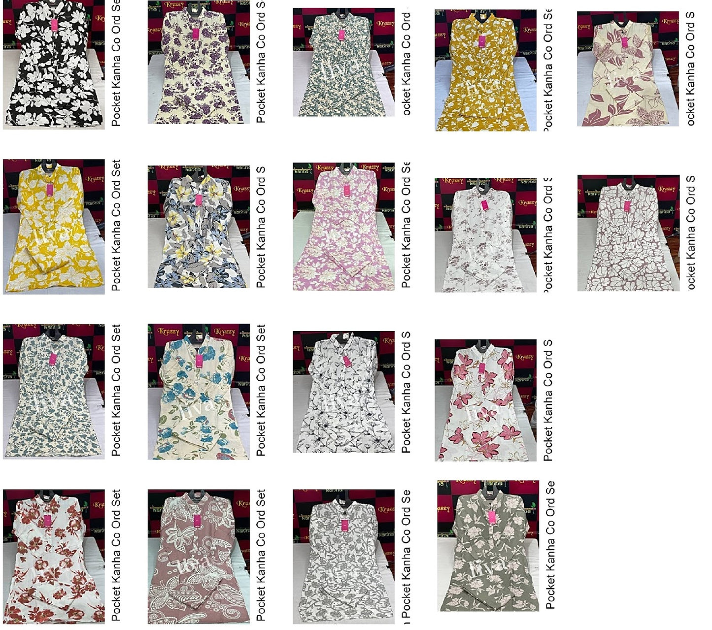 With Pocket Kanha Reyon Co Ord Set Wholesaler India