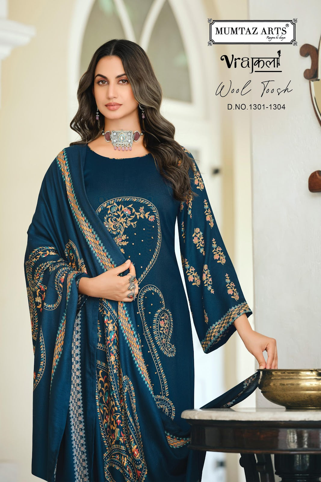 Wooltoosh Mumtaz Arts Viscose Pashmina Suits Exporter Gujarat