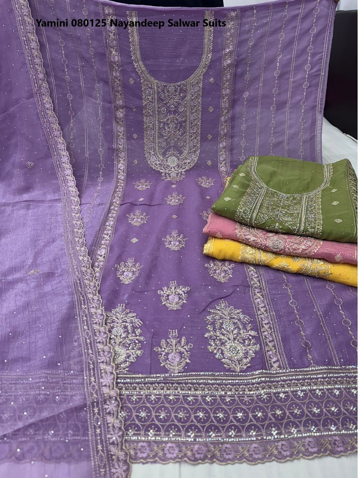 Yamini 080125 Nayandeep Silk Salwar Suits Supplier