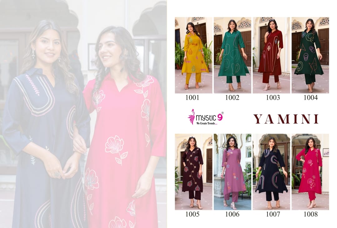 Yamini Vol 1 Mystic 9 Vertican Co Ord Set Wholesale Price
