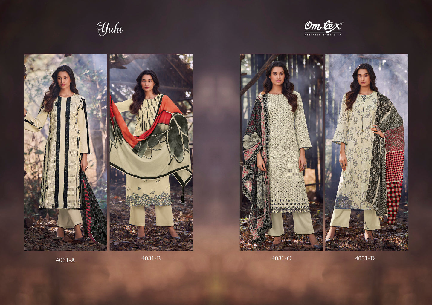 Yuki Omtex Cotton Linen Pant Style Suits