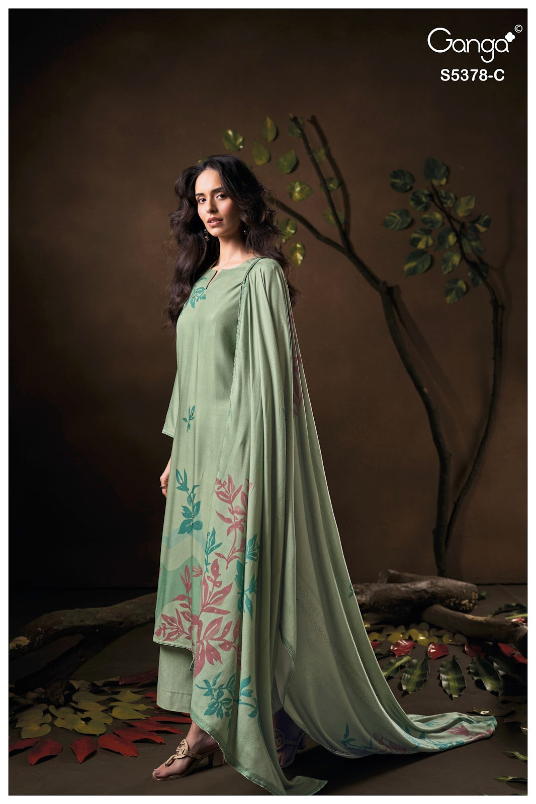 Yumiko S5378 Ganga Wool Pashmina Suits Manufacturer Gujarat