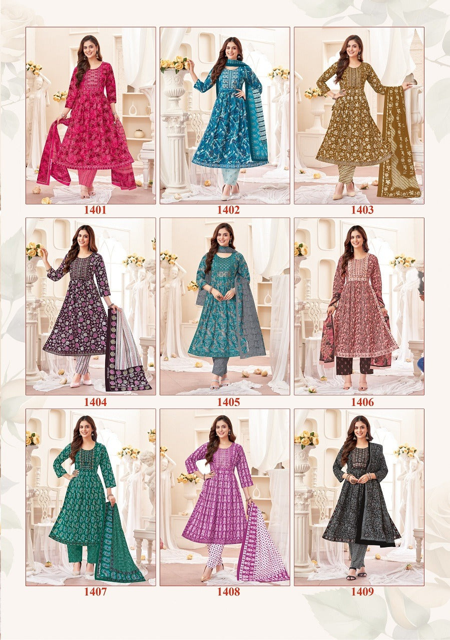 Zaara Vol 4 Shree Ganesh Cotton Readymade Cotton Pant Suits Wholesale