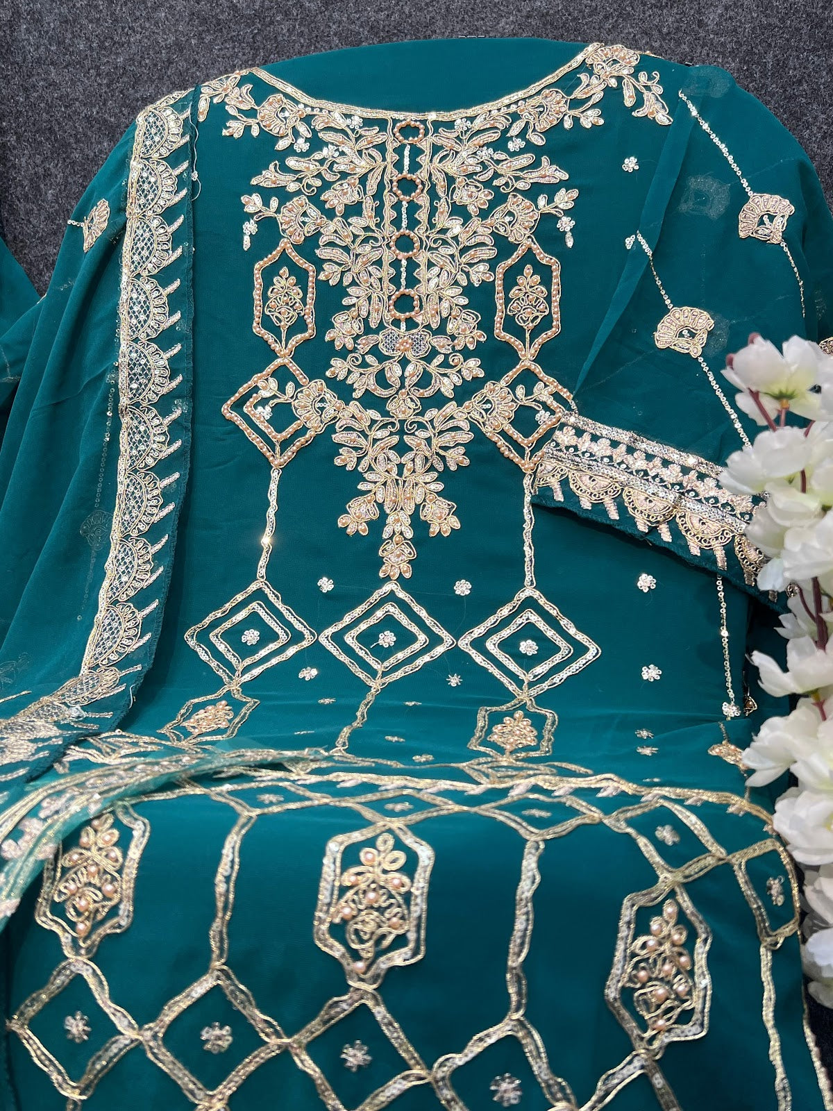 Zahra Rubab Vol 3 6009-6011 Alk Georgette Pakistani Salwar Suits Manufacturer India