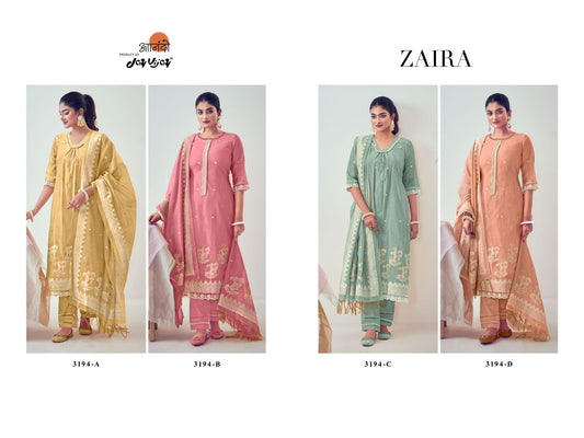 Zaira Jay Vijay Cotton Pant Style Suits