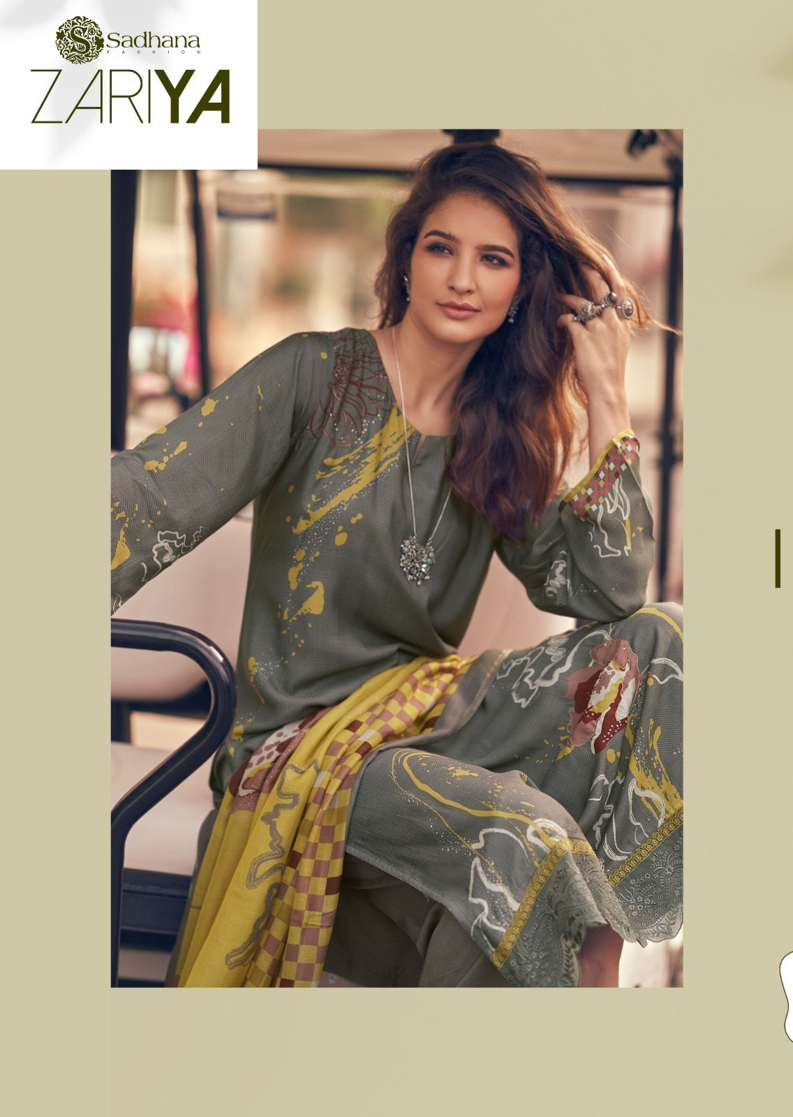 Zariya Sadhana Muslin Silk Pant Style Suits Supplier India