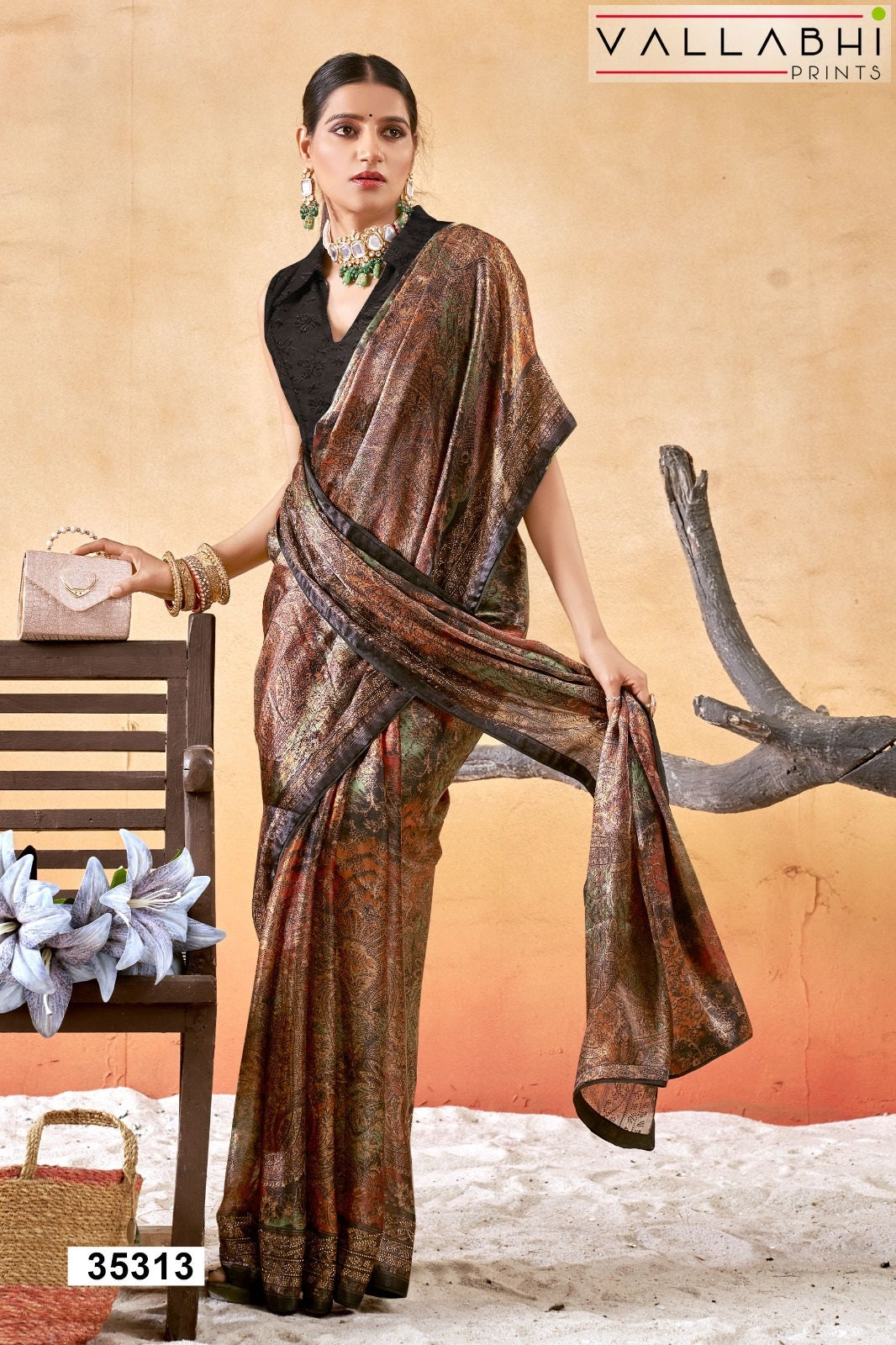 Zayrin Vol 2 Vallabhi Prints Sarees Supplier Gujarat