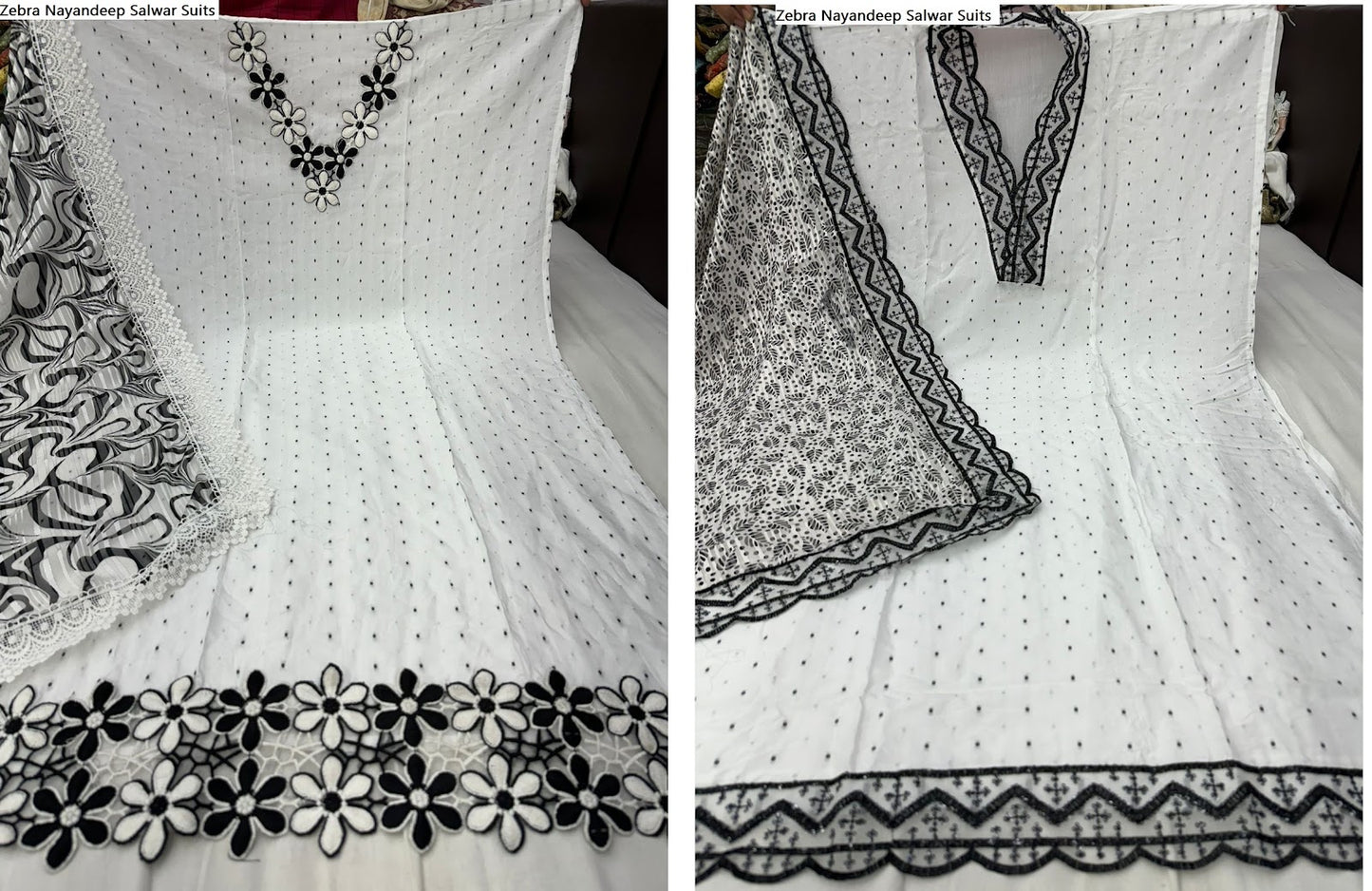 Zebra Nayandeep Viscose Muslin Salwar Suits