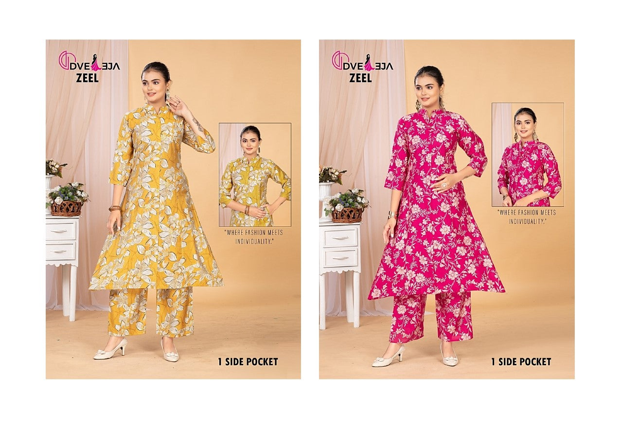 Zeel Dveeja Fashion Vetican Co Ord Set Manufacturer Ahmedabad