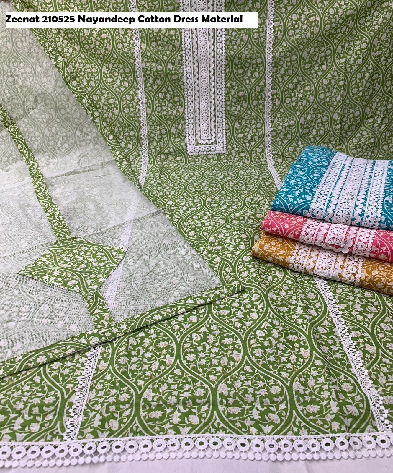 Zeenat 210525 Nayandeep Cotton Dress Material Manufacturer
