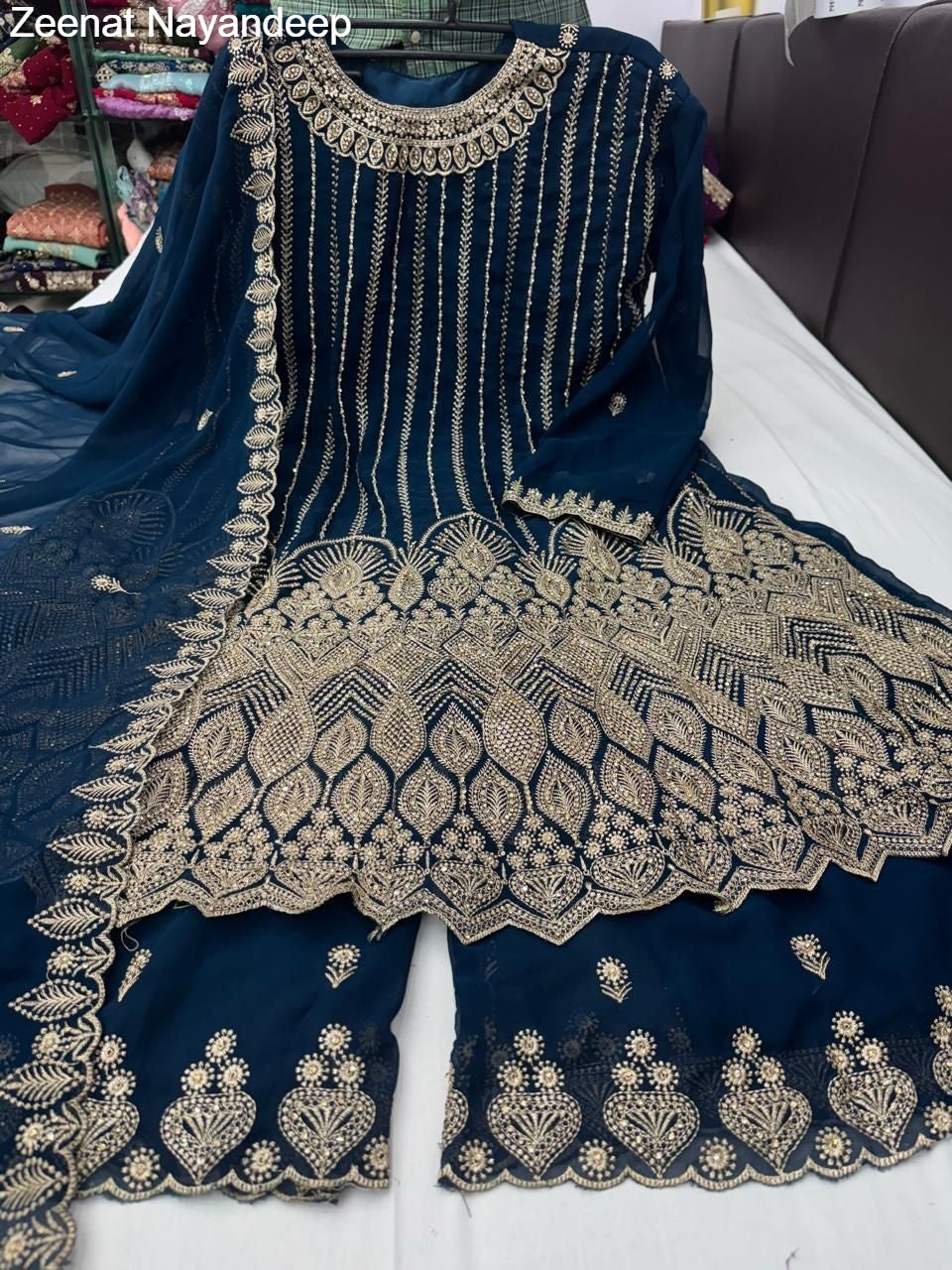 Zeenat Nayandeep Georgette Salwar Suits Exporter India