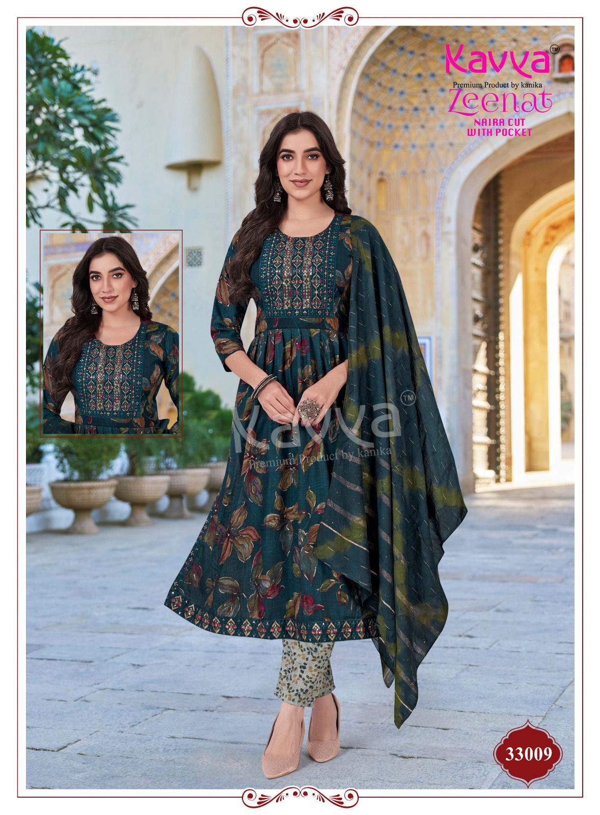 Zeenat Vol 33 Kavya Readymade Pant Style Suits Wholesaler Ahmedabad