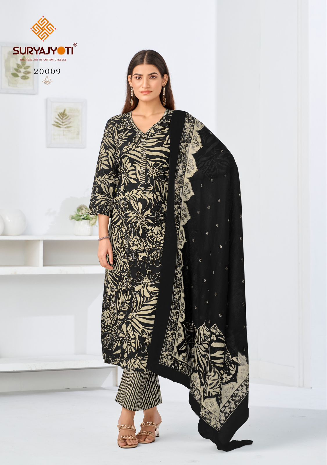 Zion Cotton Vol 20 Suryajyoti Readymade Pant Style Suits Manufacturer Gujarat