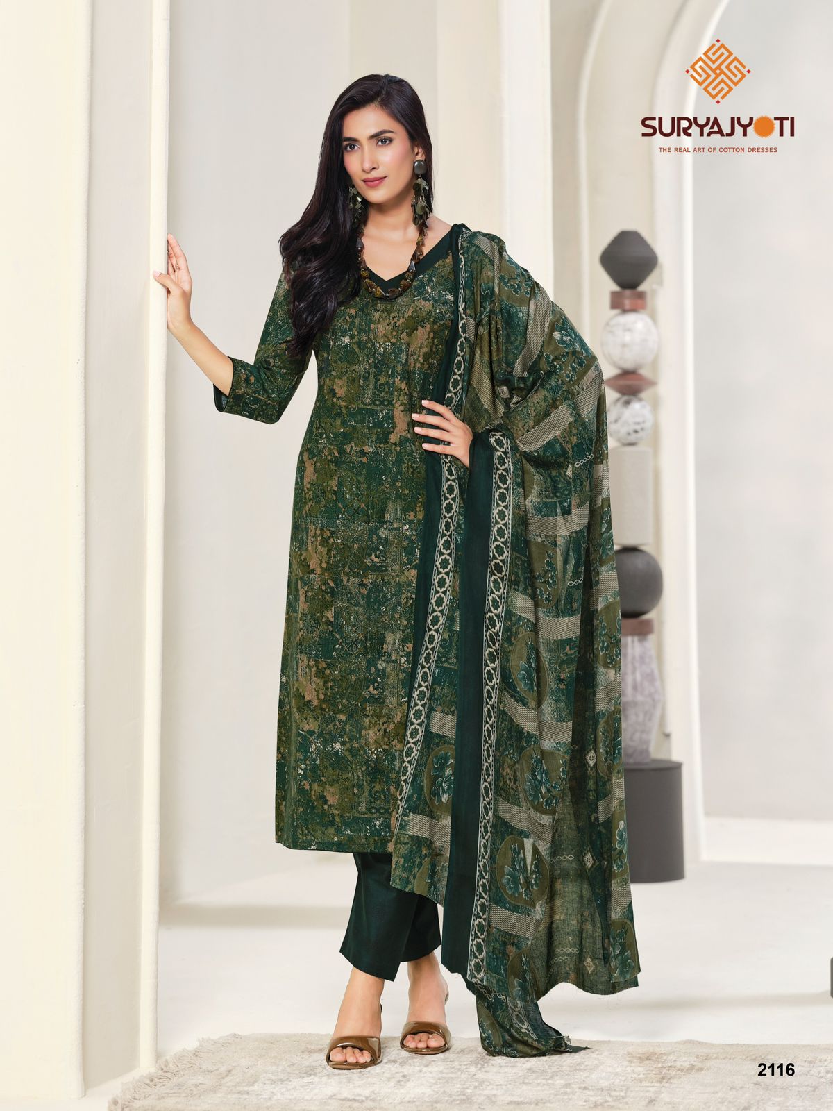 Zion Cotton Vol 21 Suryajyoti Readymade Pant Style Suits Manufacturer Ahmedabad