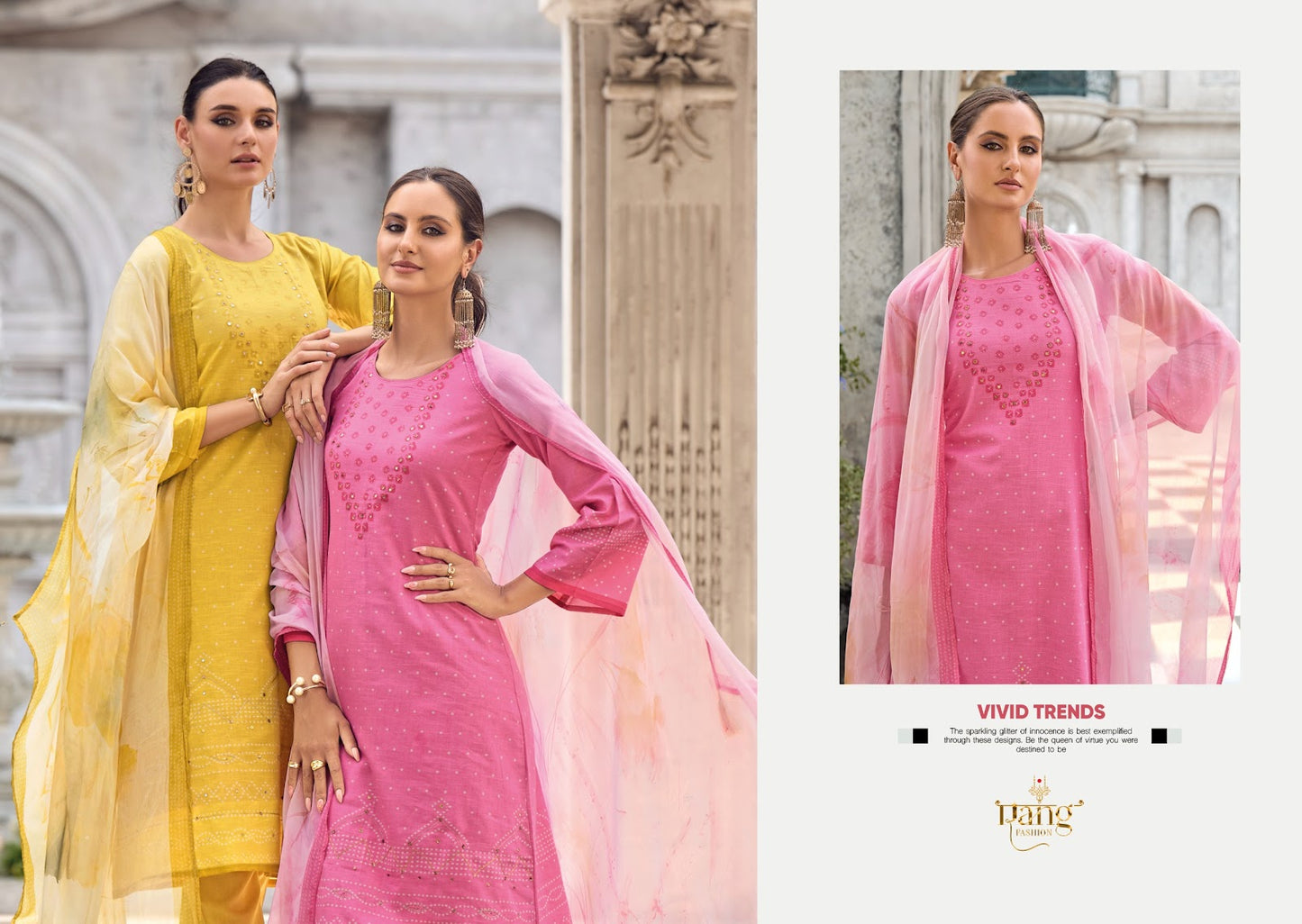 Ziu Rang Fashion Viscose Pant Style Suits Wholesale Rate