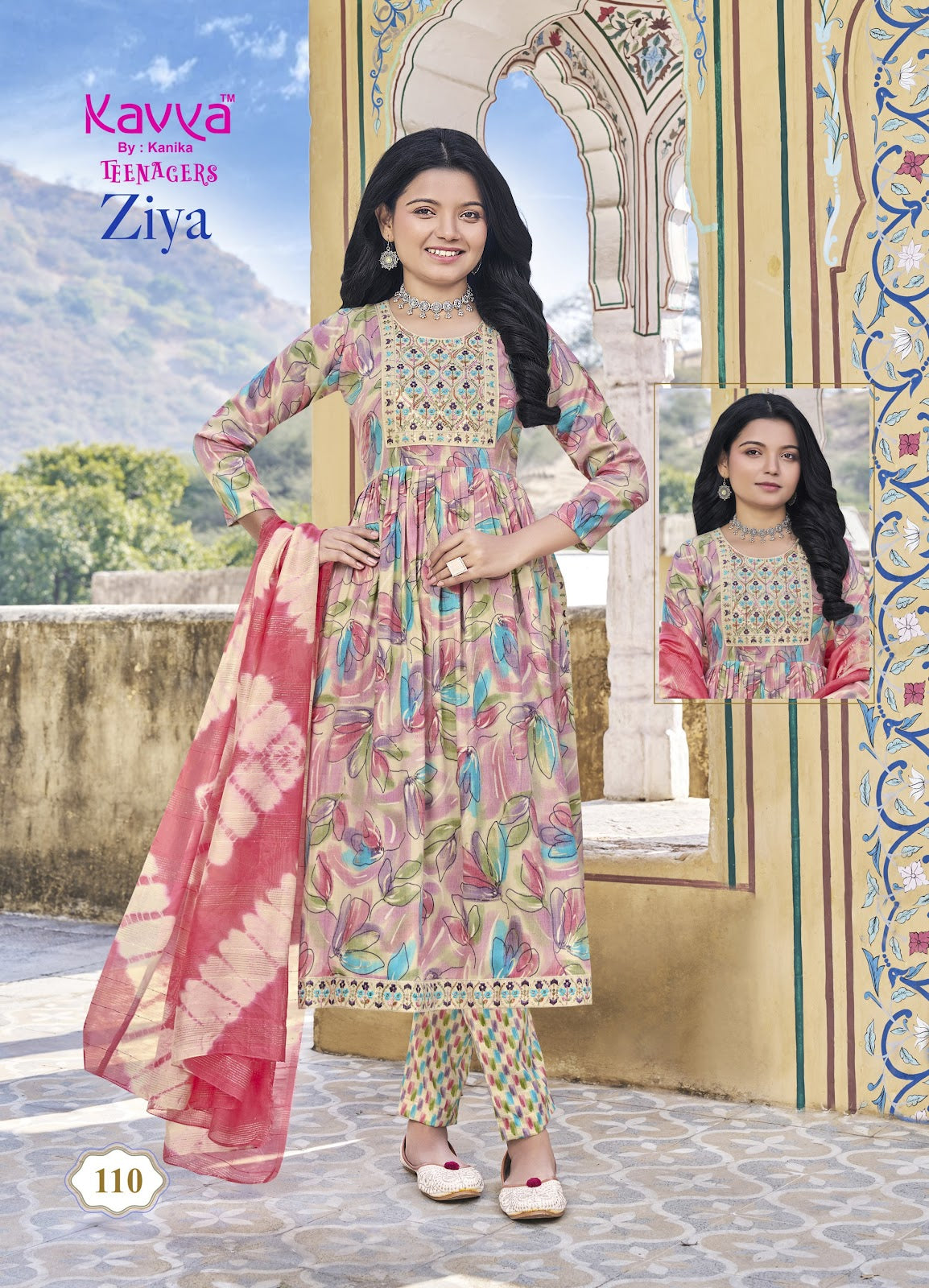 Ziya Vol 1 Kavya Capsule Girls Readymade Pant Suits Manufacturer India