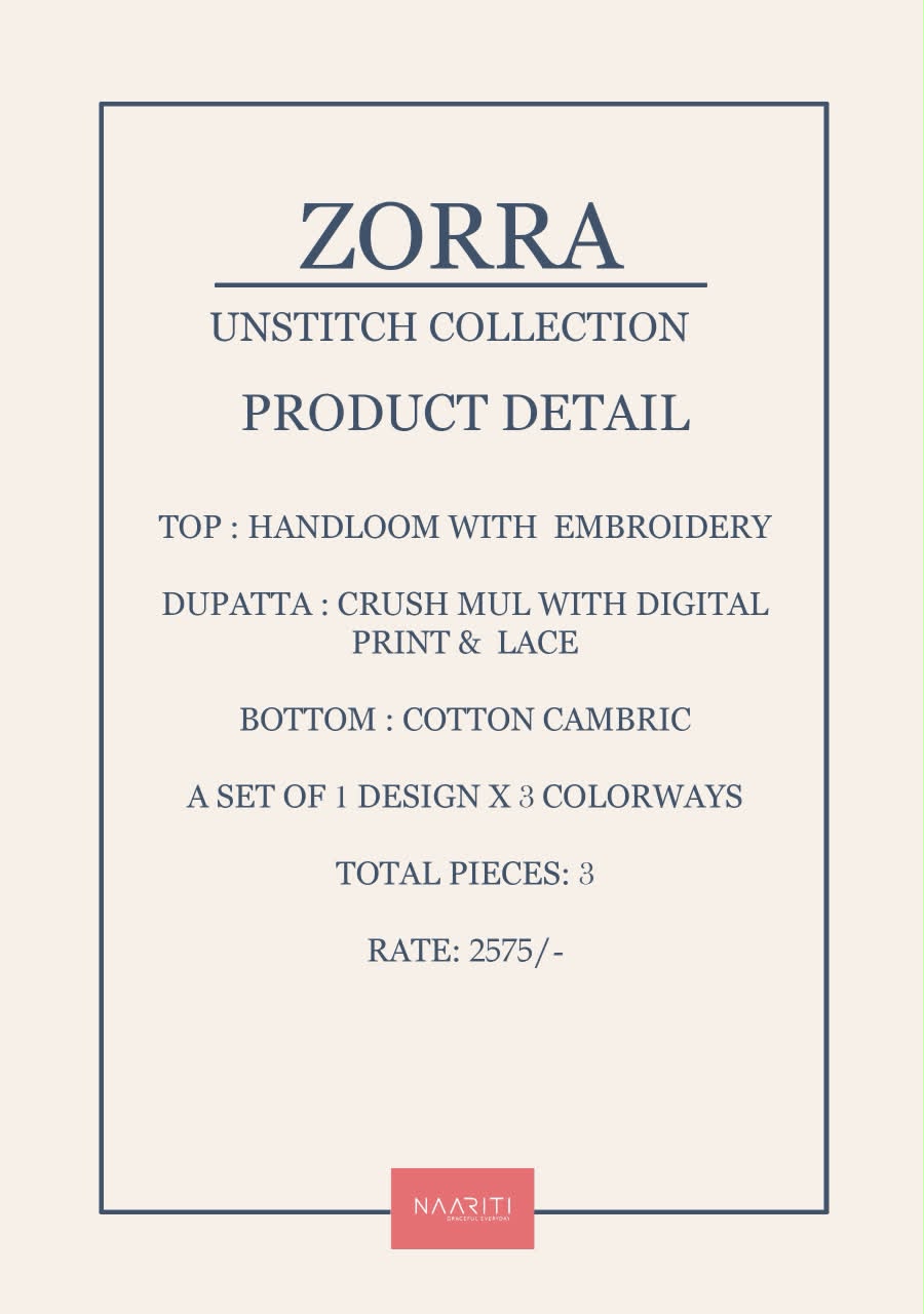 Zorra Naariti Handloom Salwar Suits Wholesaler