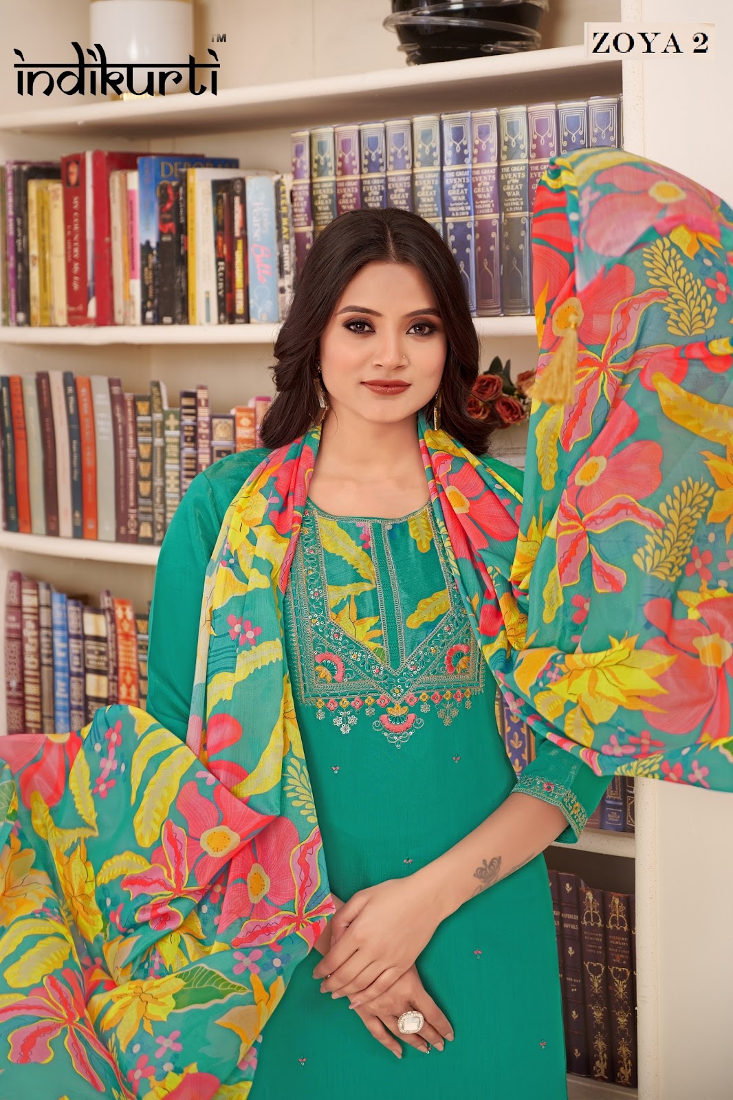 Zoya 2 Indikurti Readymade Pant Style Suits Manufacturer