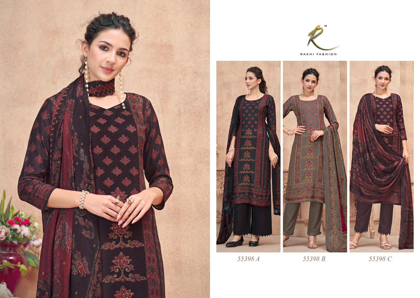 Zoya 55398 Rakhi Fashion Pure Viscose Pant Style Suits Supplier
