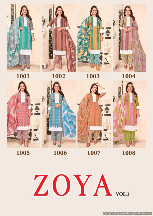 Zoya Vol 1 Ganeshji Cotton Dress Material Supplier