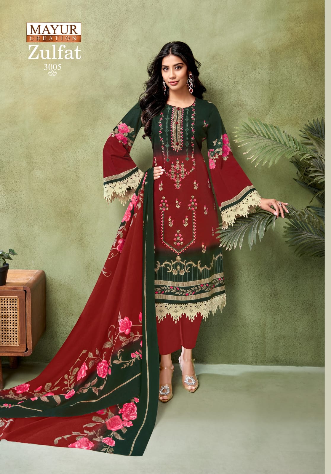 Zulfat Vol 3 Mayur Creation Cotton Karachi Salwar Suits Supplier India