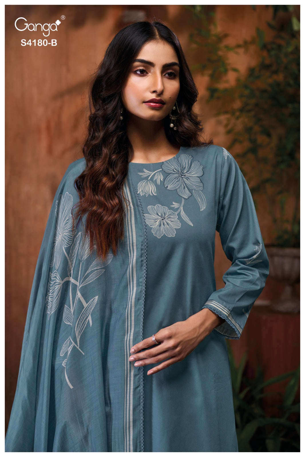 Zyla 4180 Ganga Plazzo Style Suits Wholesale Price