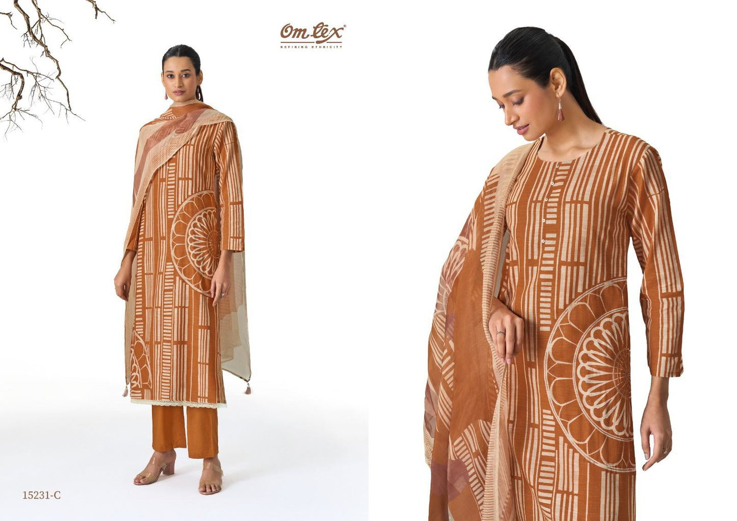 Zyvana Omtex Lawn Cotton Pant Style Suits Wholesale Rate