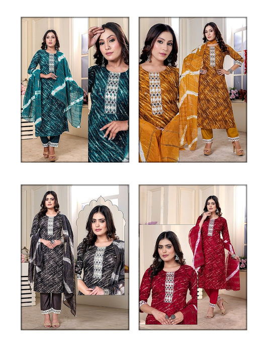 Avni Vol 1 Kt Rayon 14Kg Readymade Pant Style Suits