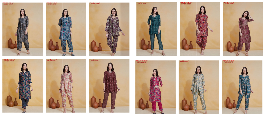 Design0106 Bipson Prints Modal Co Ord Set Wholesaler Ahmedabad