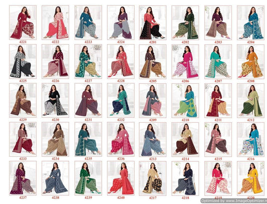 Hansika Vol 22 Shree Ganesh Cotton Dress Material