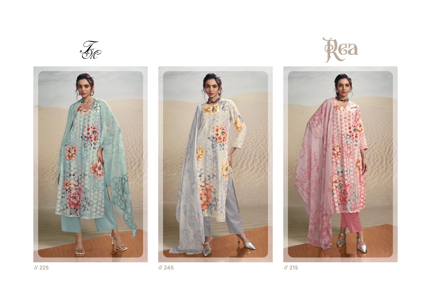 Rea Tm Muslin Silk Pant Style Suits